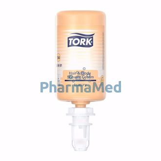 Image de Savon TORK luxury crème corps et cheveux S4 - 6x1L