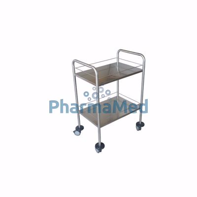 Image sur Guéridon en inox 2 étages - 1pc
