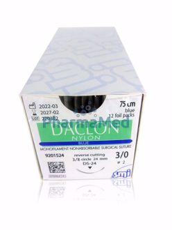 Image de DACLON 3/0 metric 2 | 75cm 3/8 24mm  (12fils)