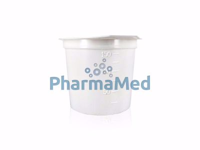 Image sur Crachoir plastique avec couvercle - 150ml - 1pc