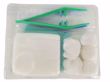 Image sur Set à pansement MEDISET COMPACT - 24 - 5 tampons /  5 compresses / 2 pinces / 1 champ