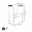 Image sur Accoudoirs de toilette KOS - 1pc