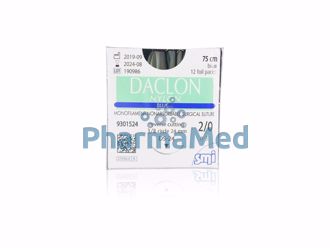 Image de DACLON 2/0 metric 3 | 75cm 3/8 24mm /12fils