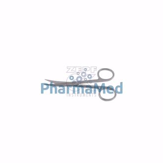 Image de ZEPF Ciseaux de chirurgie courbe 13cm P/P - 1pc