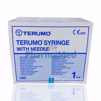 Image de Seringues montées TERUMO - 1ml + 26G½ - 100pc
