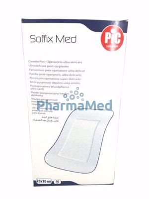 Image sur Soffix Med - pansement adhésif hypoallergénique - 10x20cm - 50pc
