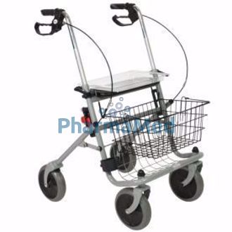 Image de Rollator CRISTALLO 4 roues pliable + panier