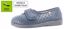 Image de Pantoufles Sand Arlequin diabétique bleu - Taille 40