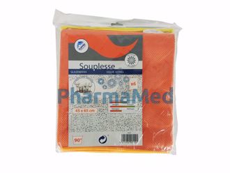 Image de Ess. vaiss. SOUPLESSE micro-fibres 45x65cm - 6pc