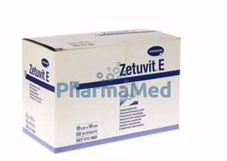 Image de Compresses absorb. non-stériles ZETUVIT E - 10x10cm - 50pc