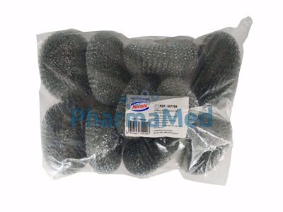 Image sur Eponge métal INOX 100 NICOLS - 10pc