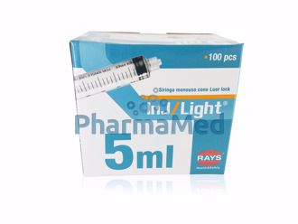 Image de Seringues RAYS 5ml Luer Lock - 100 pièces