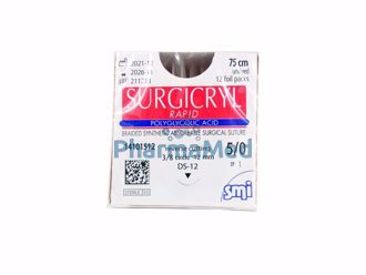 Image de Surgicryl rapid 12mm 1.0 5/0 - 75cm....(12pc)