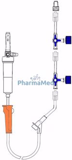Image de Set à perfusion Robinet Y + Filtre.... (50pc)