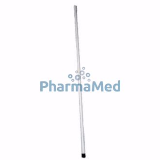 Image de Manche en époxy blanc avec pas de vis 140 cm Ø 23,5 mm - 1pc