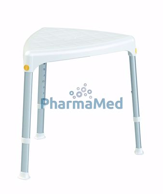 Image sur Tabouret de douche – triangulaire - hauteur réglable - 1pc