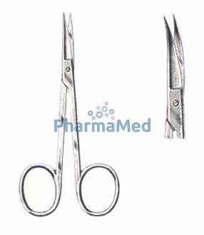 Image de Ciseaux IRIS courbe (iridectomie) 11cm - 1 paire