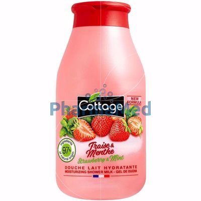 Image sur COTTAGE lait douche Fraise/Menthe 250ml - 1pc