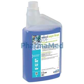 Image de EXEOL Sept First détergent désinfecant pH neutre 1 L