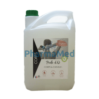 Image sur Gel douche Perle d'O corps et cheveux parfum fleur de coton - 5L