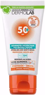 Image de Crème solaire DERMOLAB visage et cou SPF50+ - 50ml