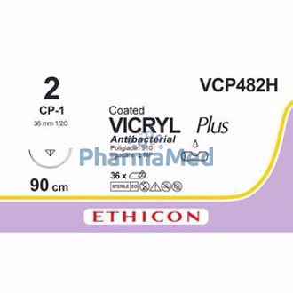 Image de VICRYL +  VCP482H USP CP-1 36mm 90cm - 36fils