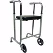 Image sur Cadre de marche STRONG - 2 roues et 2 pieds