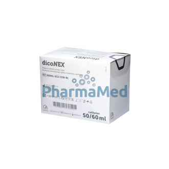 Image de Seringues ZARYS dicoNEX 50ml embout catheter - 25pc