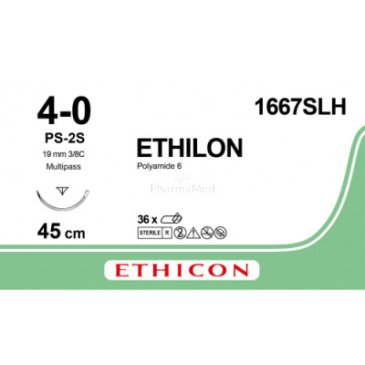 ETHILON 4/0 1667SLH PS-2S 45cm - 36fils