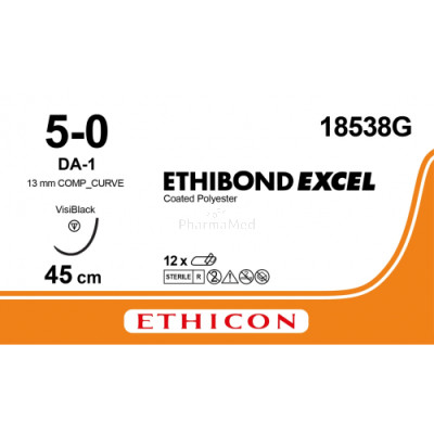 ETHIBOND EXCEL 5/0 18538G DA-1 45cm - 12draden