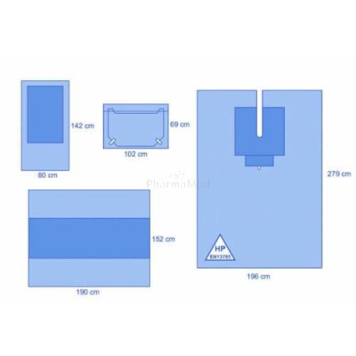 Trousse de chirurgie tête / cou MEDLINE colis de 10 trousse
