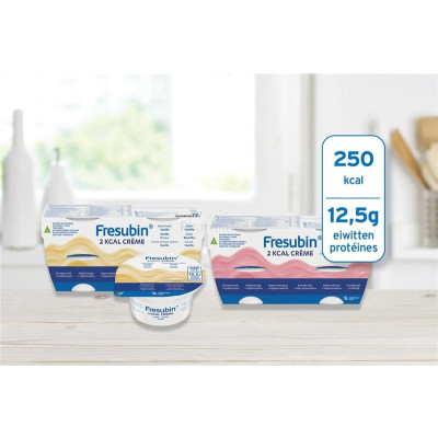 Fresubin 2 kcal crème dessert - Fraise des bois - 4x125gr