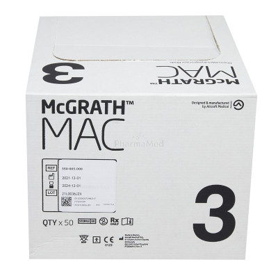McGrath Mac lames laryngo. stériles T3 (50pc)