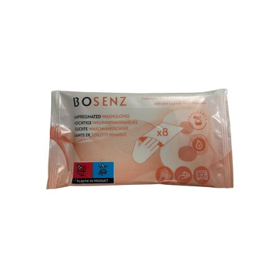 BOSENZ Gants de toilette humides - 8pc