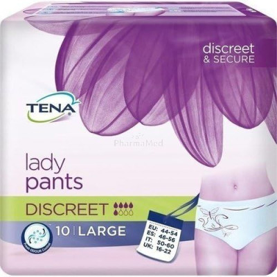 TENA LADY Pants Discreet Plus Large - 10pc