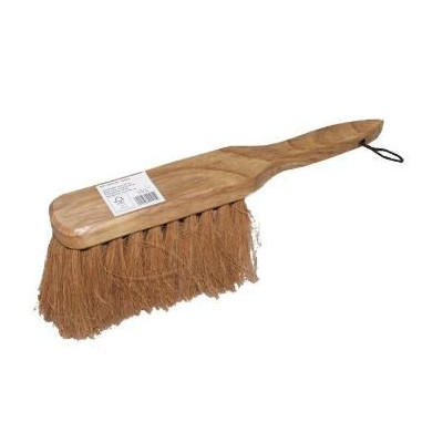 Balayette coco bois laqué 30cm - 1pc