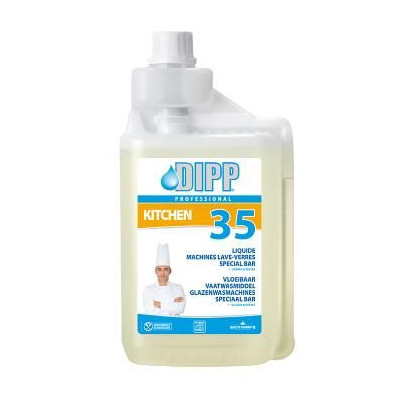 DIPP 35 liquide lave-vaisselle professionnel verres - 1L