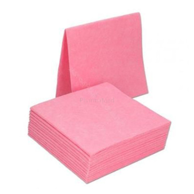 Lavette viscose 38x40cm 145gr rose - 1pc -