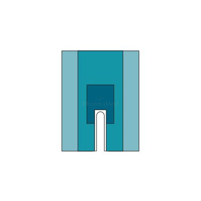 Champs fendus ST 200x260cm, fente 7x102cm 2x14pc