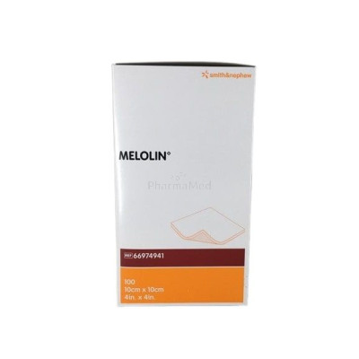 Compr. non adh. ST MELOLIN 10x10cm  - 100x1pc
