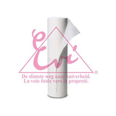 Drap d'examen EVI 2pl gaufré 50x50 blanc - 6rl