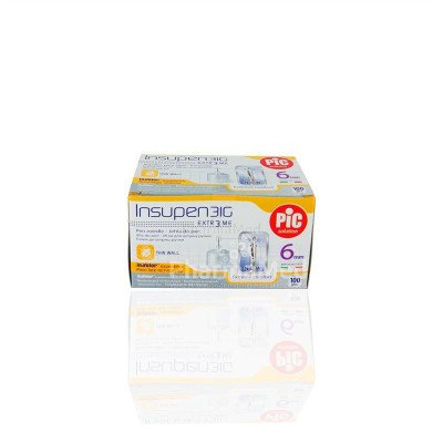 Aiguilles INSUPEN - 31G 0,25x6mm - 100pc