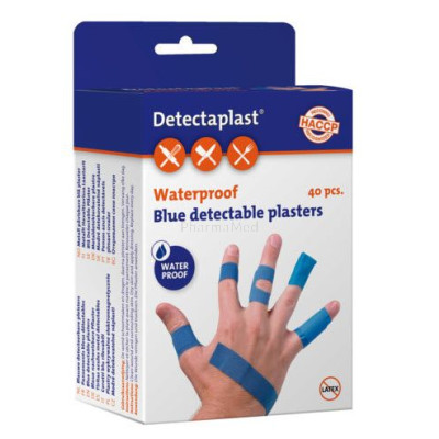 DETECTAPLAST assortiment de pansements bleu waterproof - 40pc