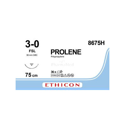 PROLENE 3/0 8675H 75cm FSL Bleu - 36fils