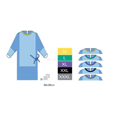 Casaque chirurgicale ZARYS Standard Plus M - 25pc