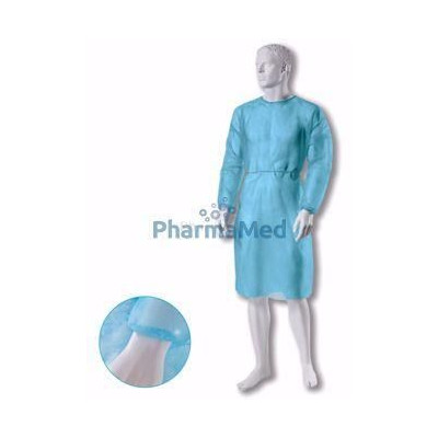 Blouse médicale ZARYS manches long./élast. - 30gr vert L - 10pc