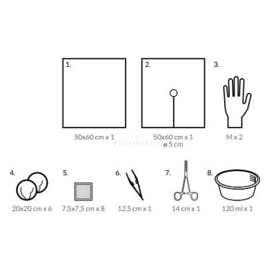 Kit de Cathétérisation Vésicale ZARYS -20pc