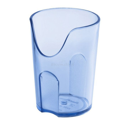 Verre Découpe nasale 16cl Bleu