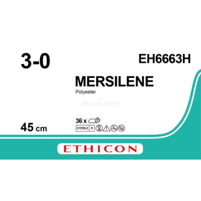 MERSILENE 3/0 EH6663H 45cm - 3 draden