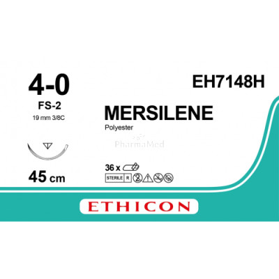MERSILENE 4/0 EH7148H FS-2 45cm Wit - 36draden